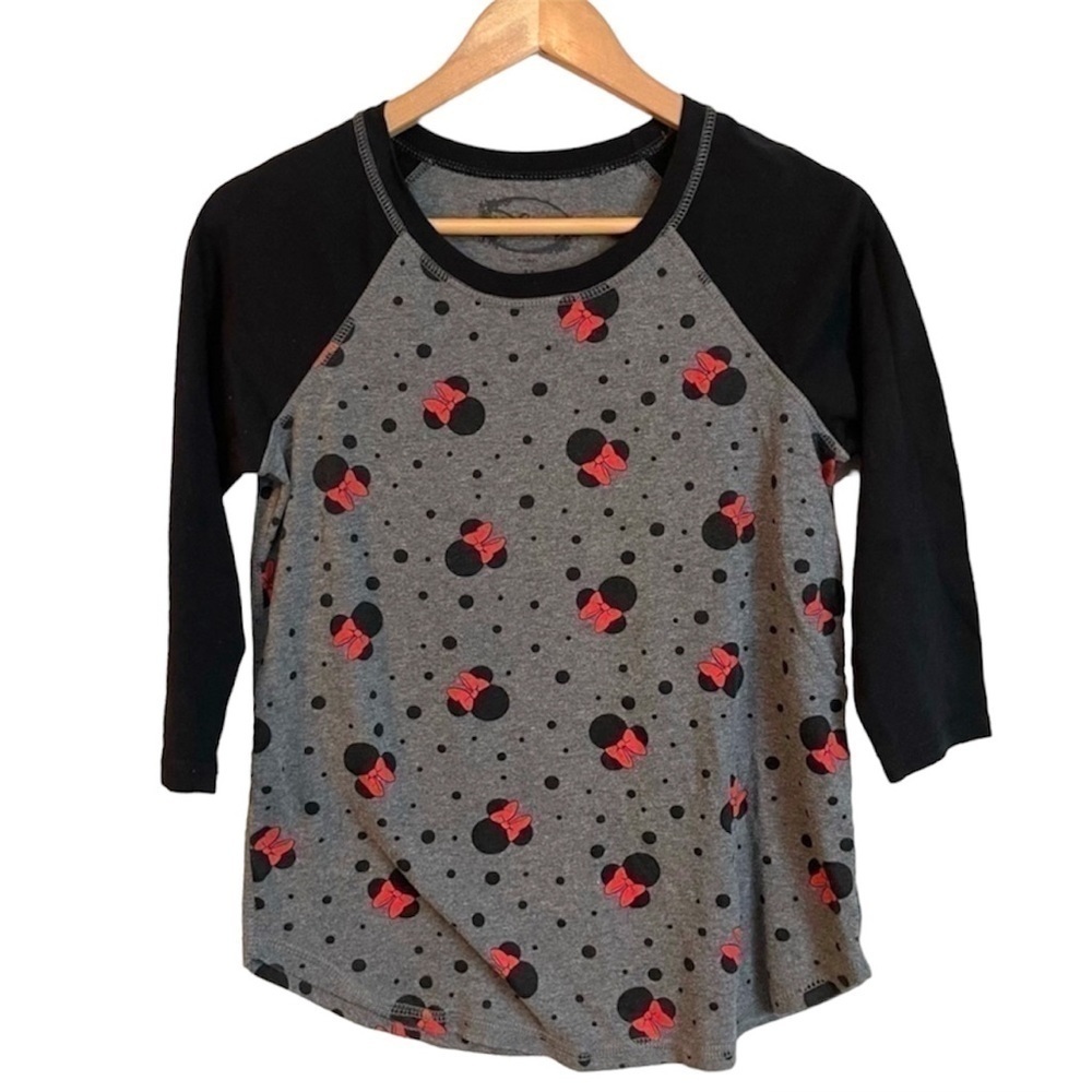 𝅺disney | Minnie Baseball T Style Top